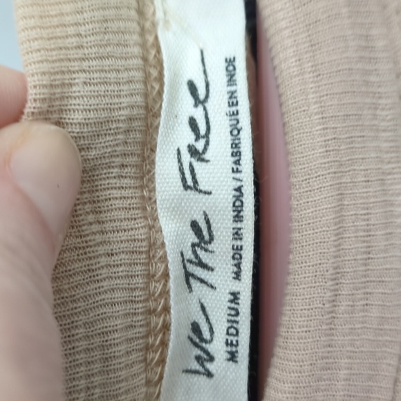 We The Free Spring Bound Crochet Raglan Top - Picture 2 of 8